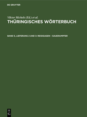cover image of Reisigagen – Sauerampfer